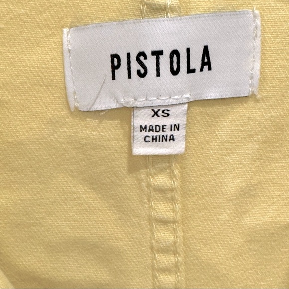 PISTOLA / Parker Denim Romper Size XS / Color: Soft Honey Snow - Picture 3 of 11